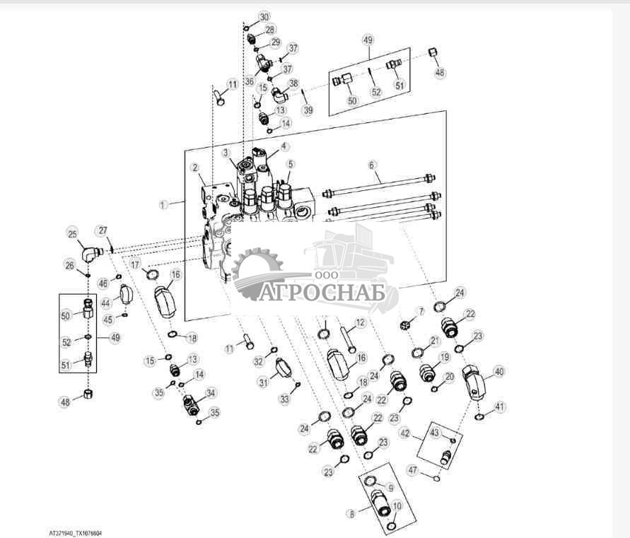 Клапан сервоуправления захватом (однофункциональный) 